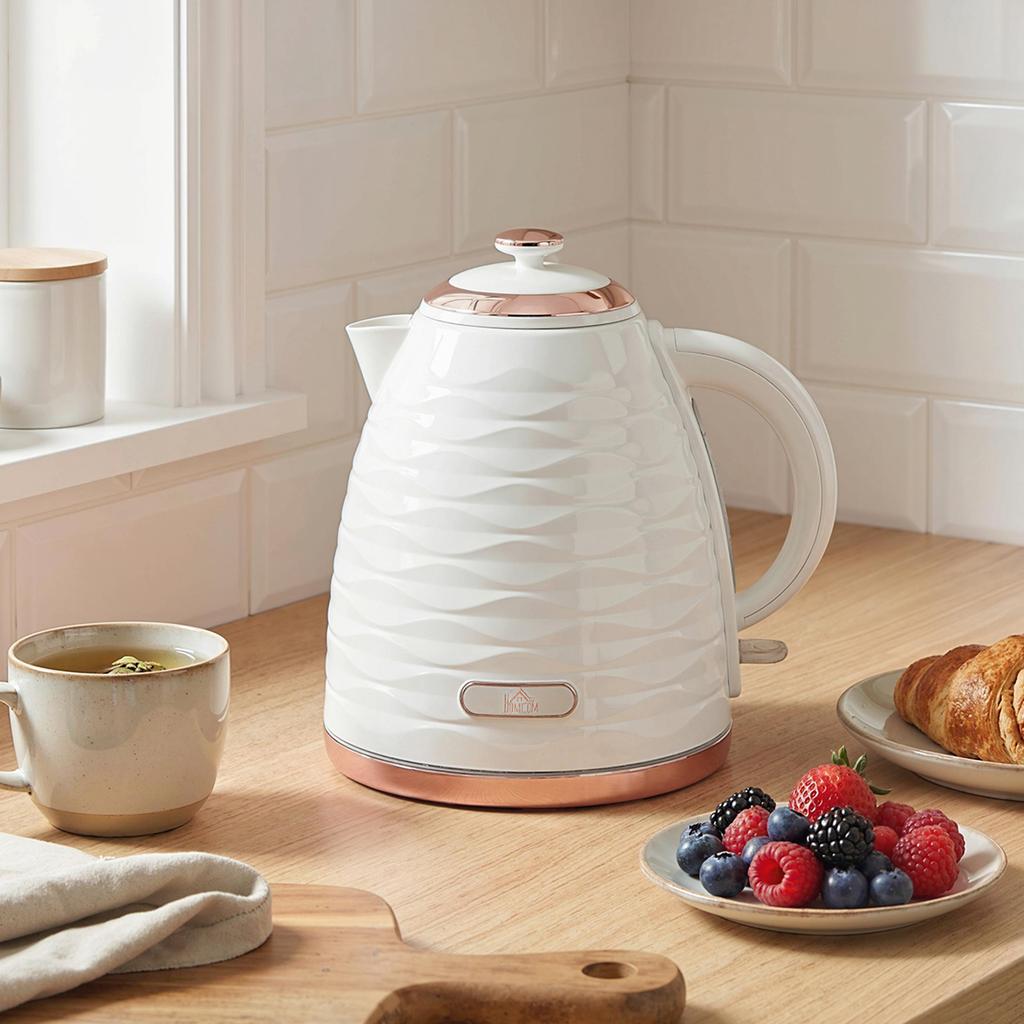 3kW Rapid Boil Honeycomb Kettle - Cream