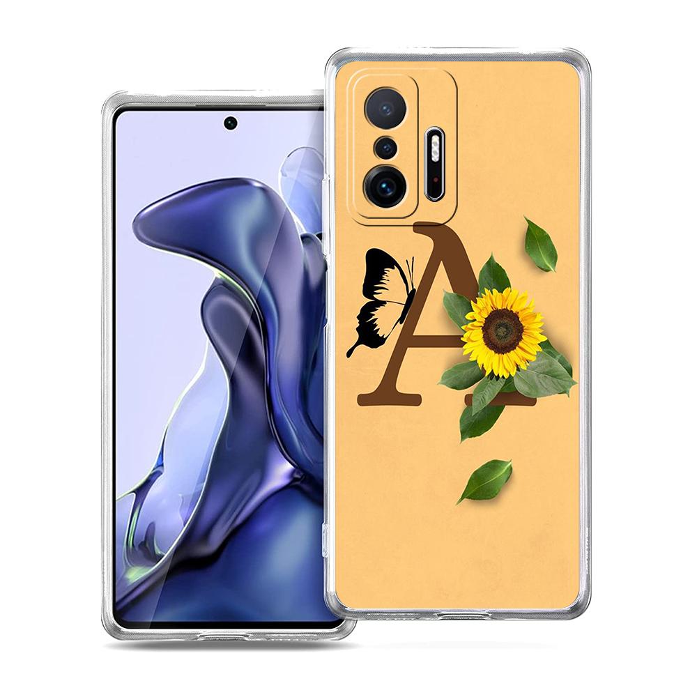 Sunflower Phone Case for Xiaomi Mi Poco F3 X3 X4 GT NFC M3 M4 11 Ultra 12 11X 11i Pro Lite 5G Soft Transparent Cover Capas Bags