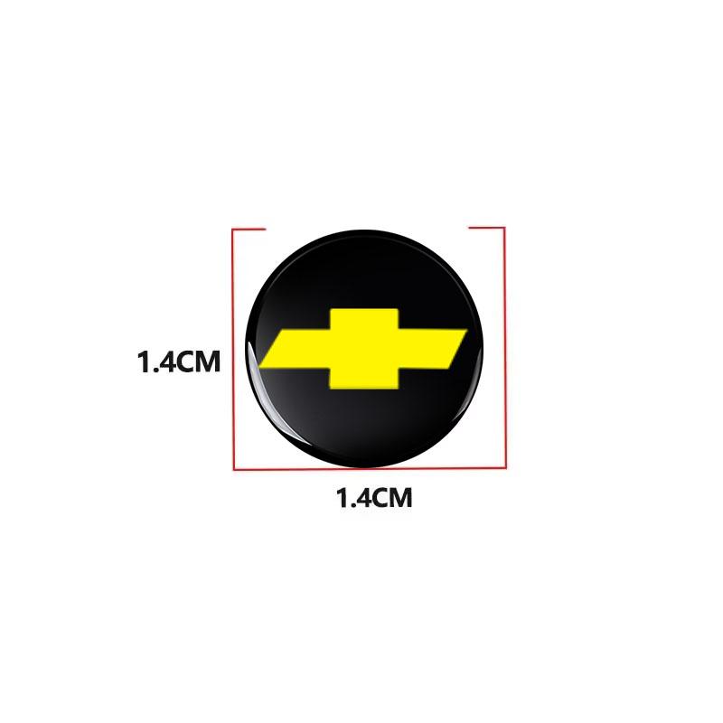 jnfb1 2/5/10/20Pc 14MM Remote Car Key Stickers Emblem Accessories for Chevrolet Cruze Captiva Lacetti Aveo Malibu Camaro Car Stickers