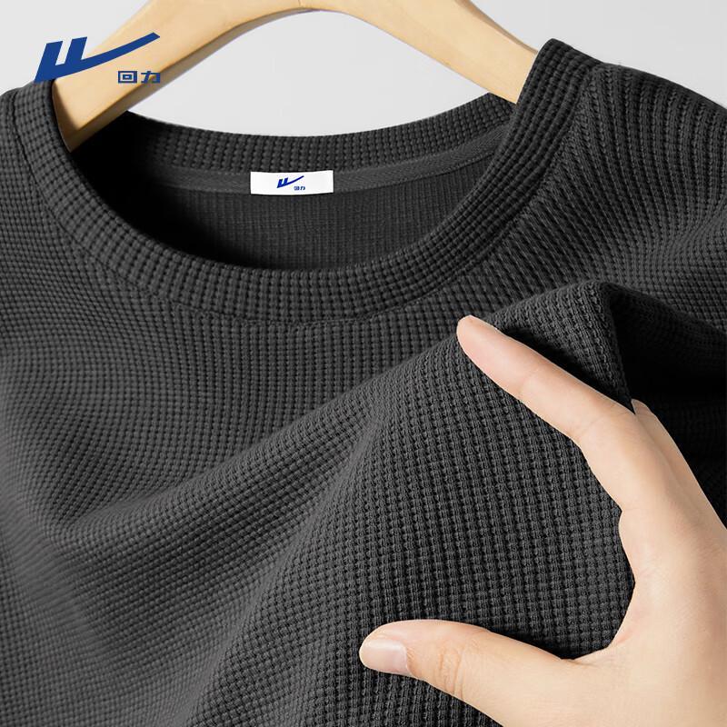 Warrior Men s Heavyweight Waffle Knit Short-Sleeve T-shirt L