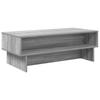 Coffee Table Sonoma Grey 100 X 46 X 35 Cm Engineered Wood