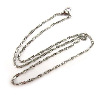 [K5227] - 'Singapore' Steel Chain 40 Cm 2 Mm