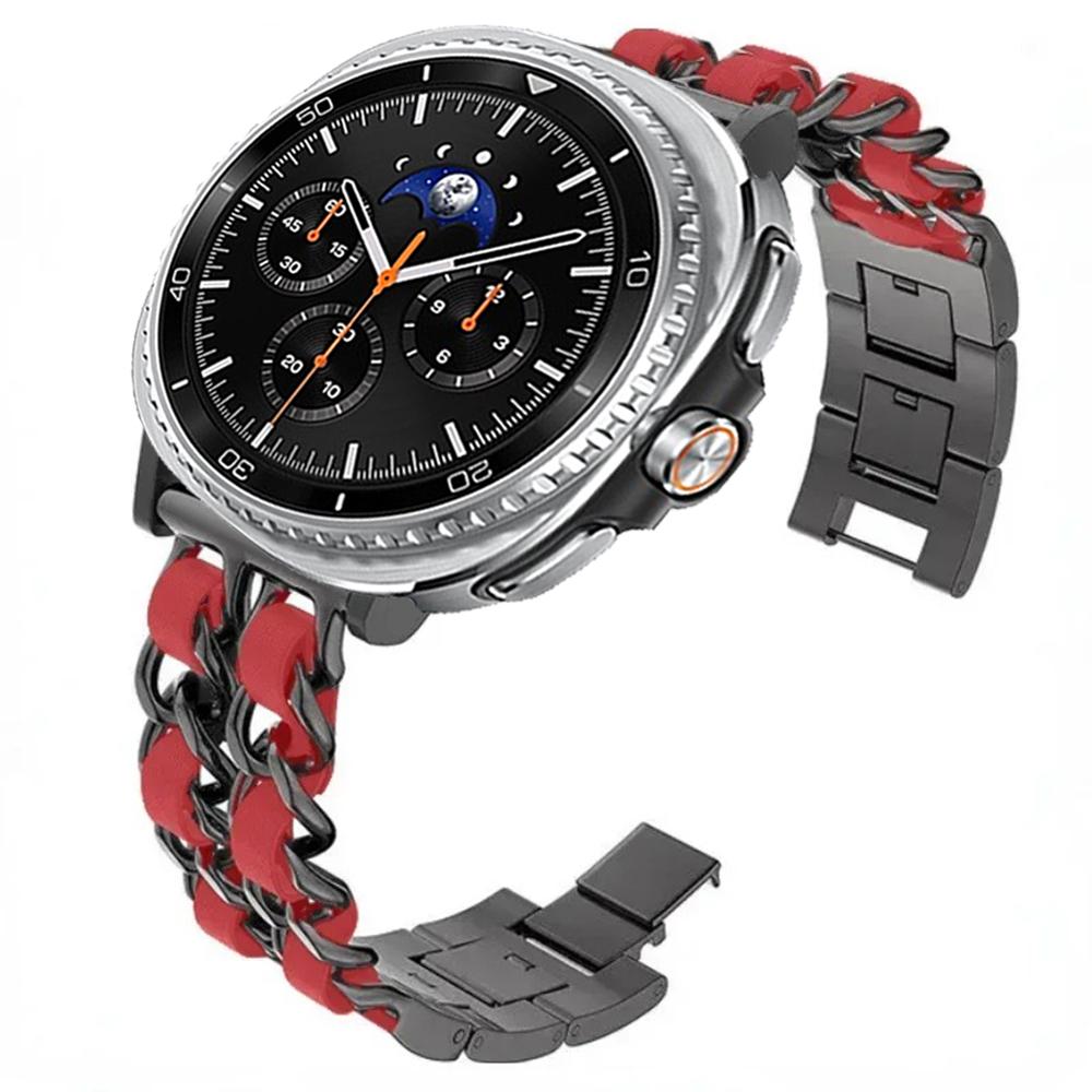 

Stainless Steel Metal Strap for Samsung Galaxy Watch 8 40mm 44mm Classic 46mm Wristband for Samsung Galaxy Watch Ultra 2026 Belt Galaxy Watch 8 44mm