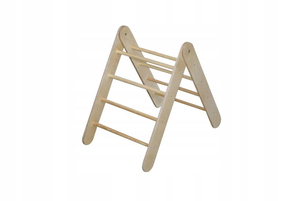 Ladder L Montessori Wood Varnish Platform Hit