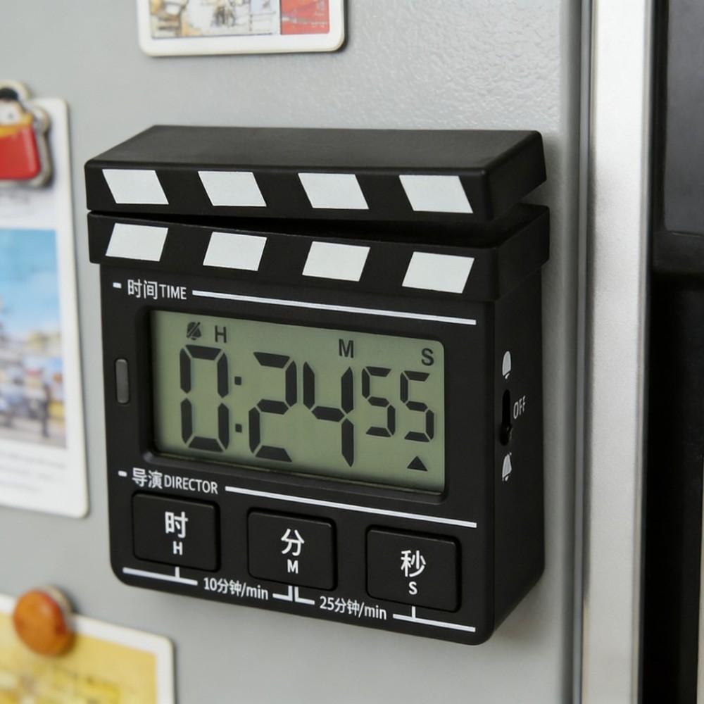 Multifunctional Movie Clapper Board Timer Electric Magnetic Cooking Timer  Baking