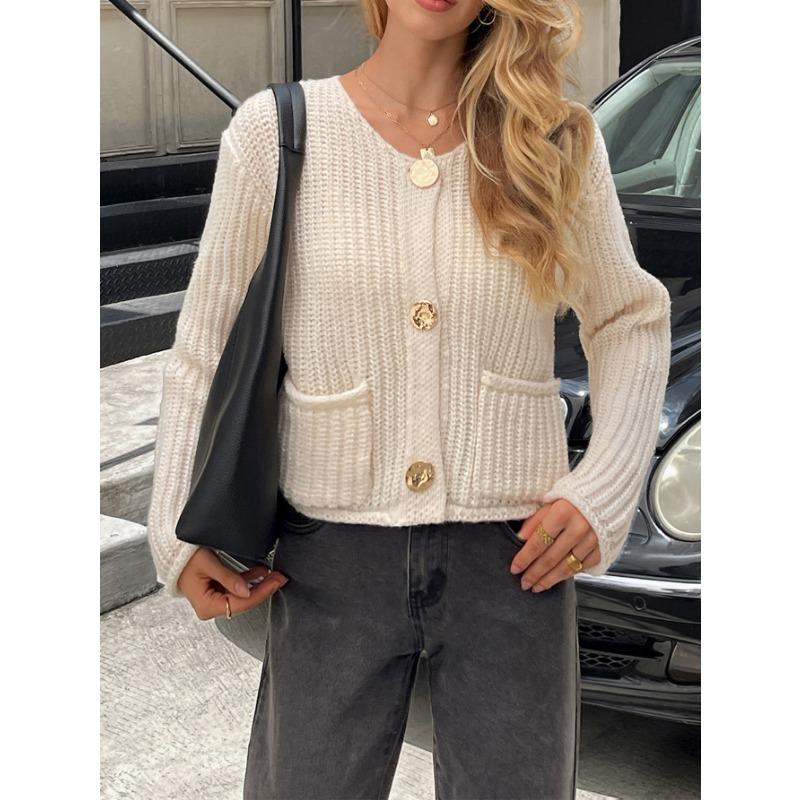 Casual Holiday High-end Woolen Long-sleeved Shirts and Sweaters for Women 2025 Autumn Winter