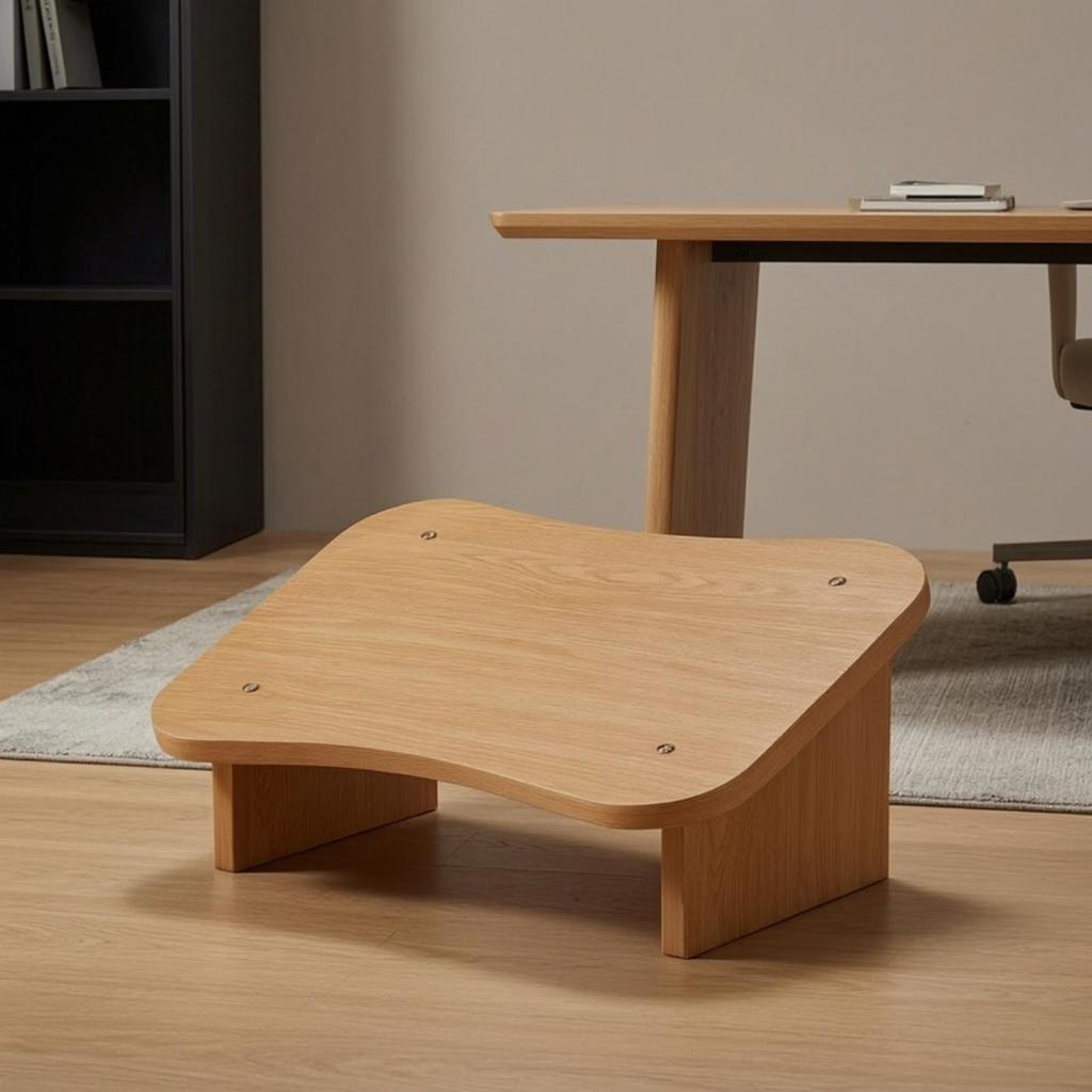 BeneathDesk Footrest Stool Stable Compact Supportive Under Desk Foot Rest for