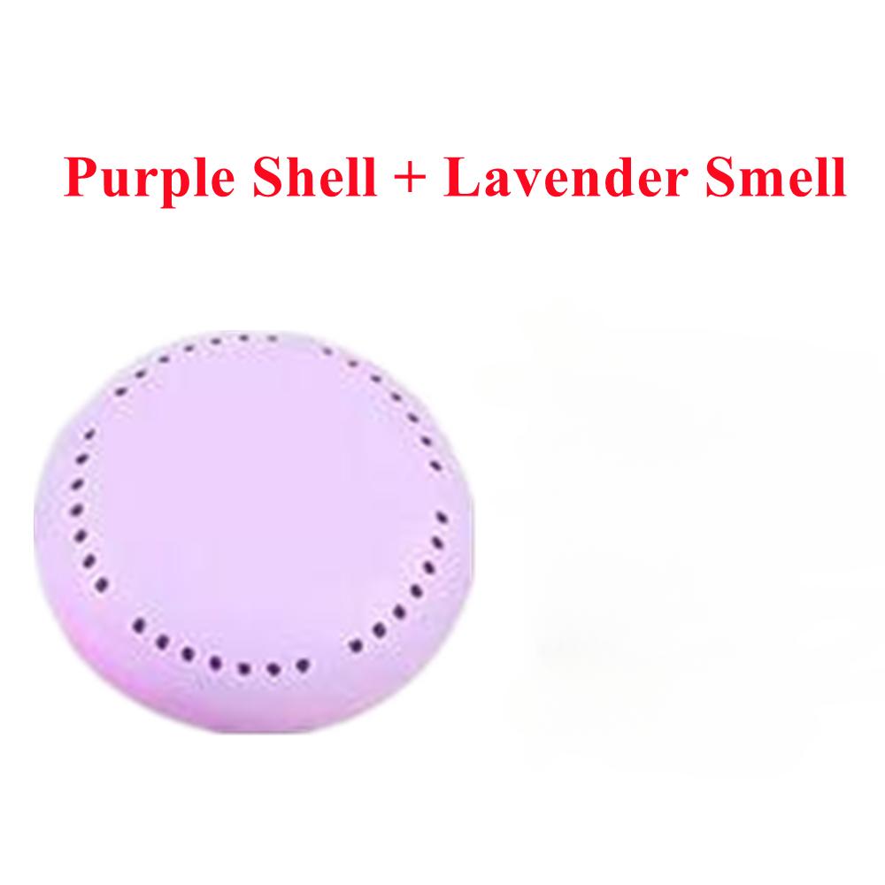 

2 шт., ароматерапевтический аромат, стойкий дезодоратор, принадлежности для ванной комнаты, шкаф для спальни, автомобильный домашний туалетный дезодорант, однотонный круглый освежитель фиолетовый