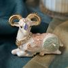 Vintage Rhinestones Setting Goat Brooches For Women Unisex Year Of The Sheep Animal Brooch Pin New Year Gifts