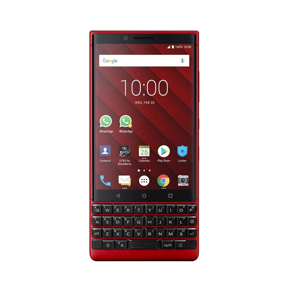 95% ახალი განახლებული Blackberry KEY2 KEYTWO 4G 6GB RAM 64GB ROM Android 8.1 12MP 4.5" მობილური ტელეფონი