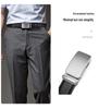 Men's Genuine Leather Automatic Buckle Belt - Business Casual Versatile Design