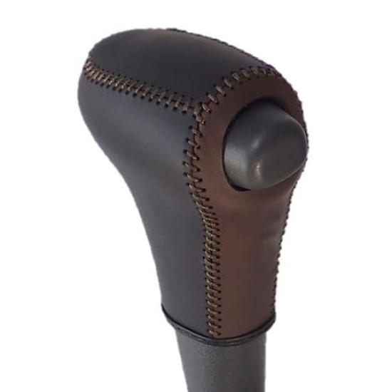 

Genuine Leather Shift Knob Wrap Kit for Hijet Truck S500, 1BK3D24, Black/Brown