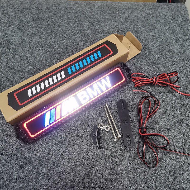 BMW Illuminated M Emblem for Grille: Compatible with 3, 5, GT, 4, 1 (118i), 2, X1, X2, X3, X4, X5 Series.