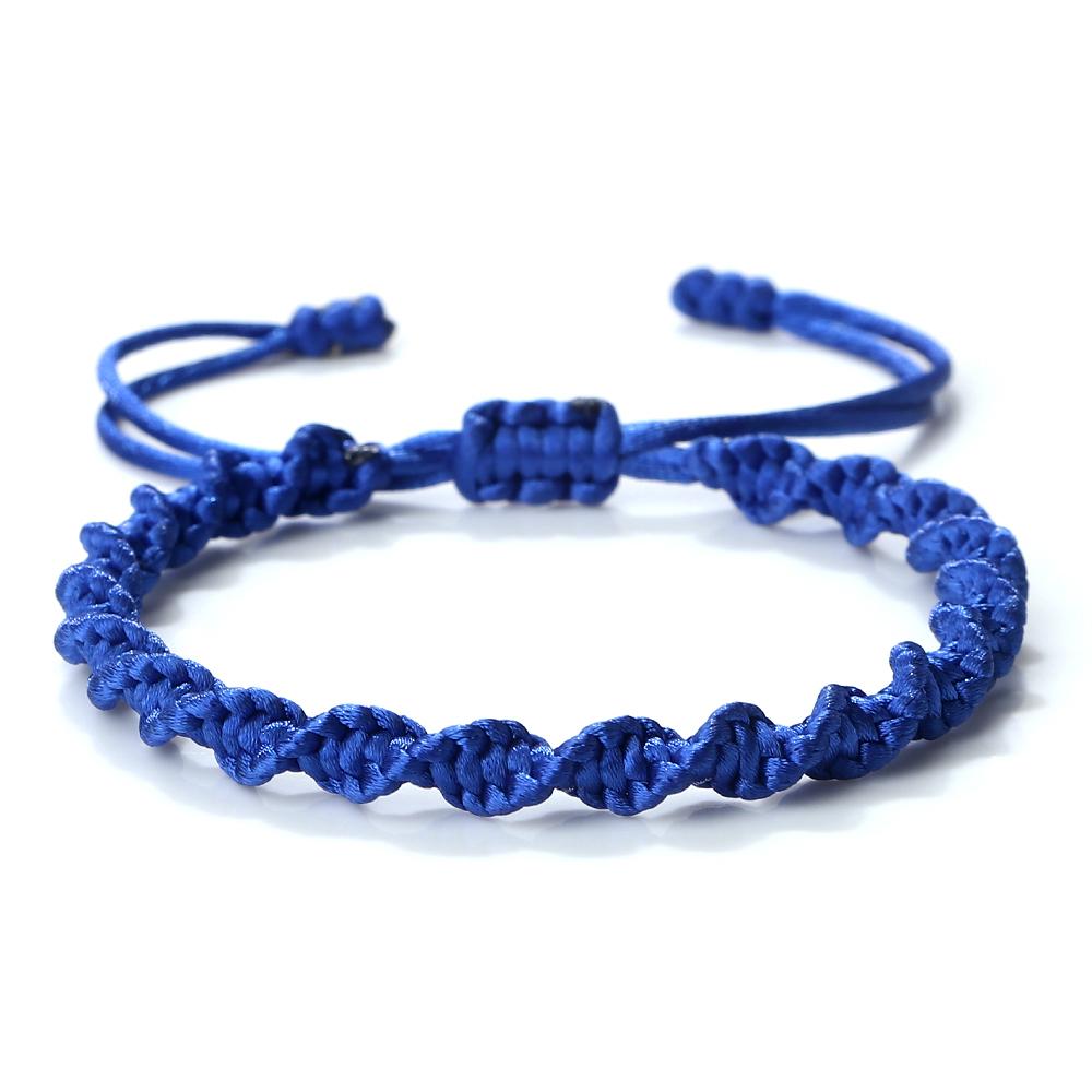 Multicolor Rope Lucky knots Bracelets Women Men Charm Woven Handmade Bangles Braided Adjustable Size Buddhism Jewelry Pulseras