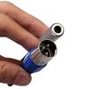 Zinc Alloy Plated Connectors 0.3m XLR 3Pin Male to 6.35mm Female Stereo Audio Adapter Cables Cord for Amplifier Guitar Mic