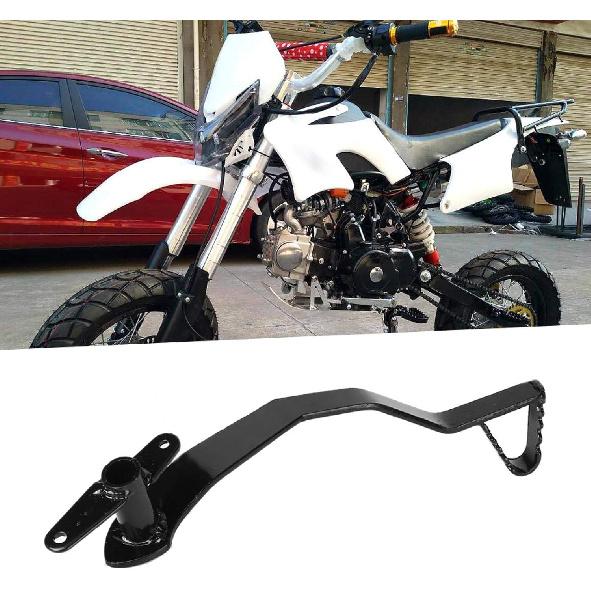 Qiilu Brake Pedal for Dirt Bike, Rear Hydraulic Brake Lever Pedal & Spring Fit for Pit Dirt Bike