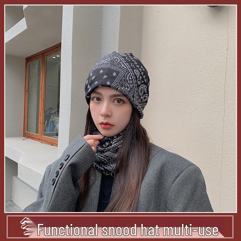 Unisex Strick-Zopfmütze & Schal: Warm, Kältefest, Imitat-Kaschmir für Herbst & Winter