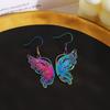 Symphony Hollow Variety Butterfly Earrings High Sense Light Luxury Ethnic Style Sweet Cool Fashion Temperament Earrings