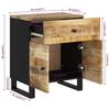 VidaXL Table de chevet 50x33x60 cm Bois de manguier et d'ingénierie 350668