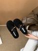 French Mary Jane shoes women's 2025 autumn new versatile Internet celebrity flat single shoes niche design Birkenstocks