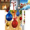 3d Printed Christmas Bath Curtain Thickened Polyester Fabric Waterproof Home Decor For Holiday Season 77