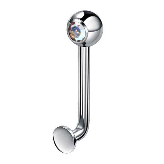 1Pc Steel Fashion Stainless Ring Genital Vertical Barbell Body Piercing Jewelry Gift