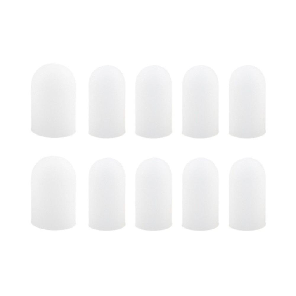 5/10 Pcs High Temperature Resistant Silicone Finger Protector Transparent Heat Insulation Finger Caps Wear-resistant Antistatic