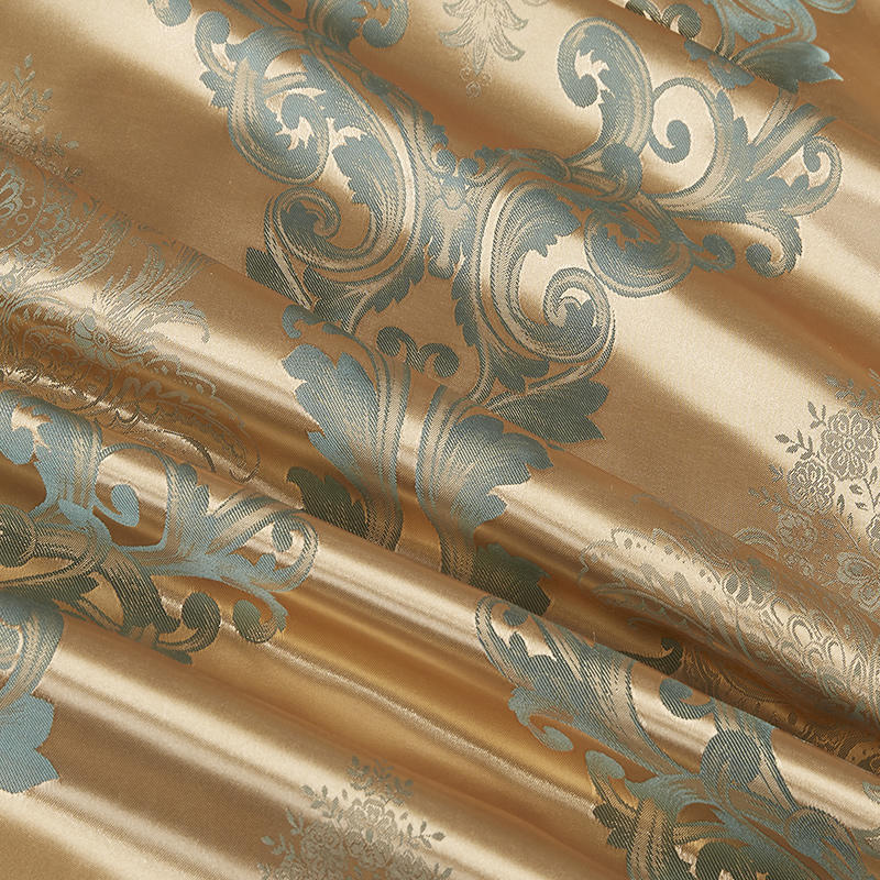 Conjunto de Quatro Peças Jacquard de Cetim, Conjunto de Quatro Peças de Cama de Luxo Leve, Conjunto de Quatro Peças de Lençol, Capa de Edredom, Conjunto de Três Peças de Fronha