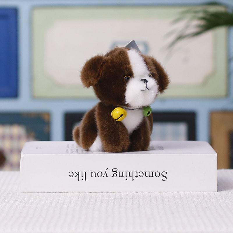 Small Puppy Plush Keychain With Soft Short Plush For Bag Accessories And Gifting