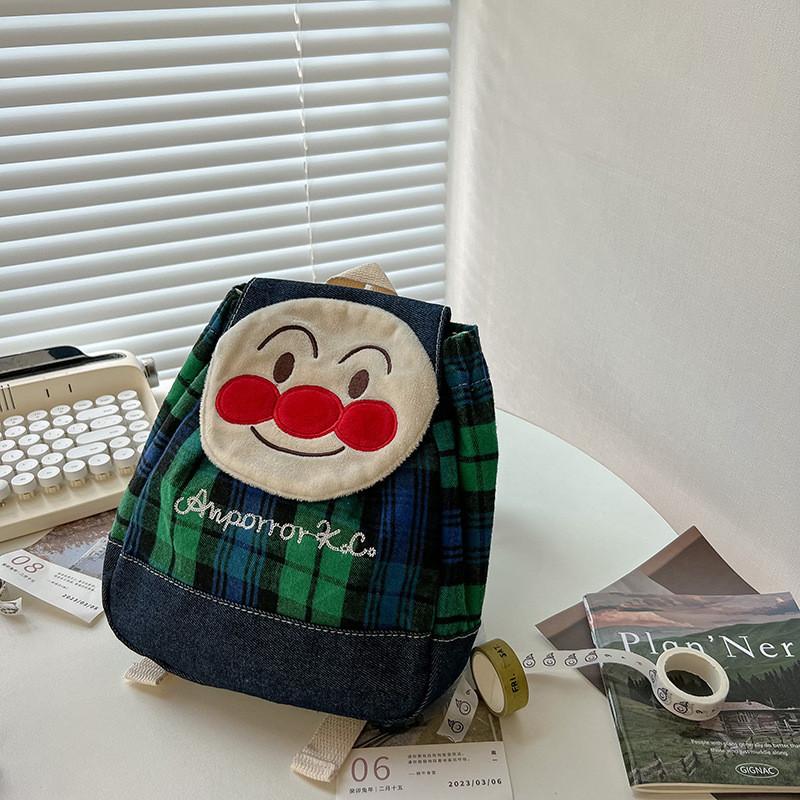 

Adorable Cartoon Backpack For Kids Lightweight Canvas School Bag For Boys And Girls
