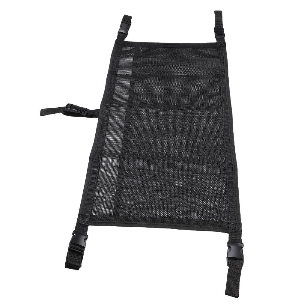 Boat Storage Bag with 3 Divisions Adjustable Straps Mesh Boat Seat Organizing Suspended Bag for Yacht