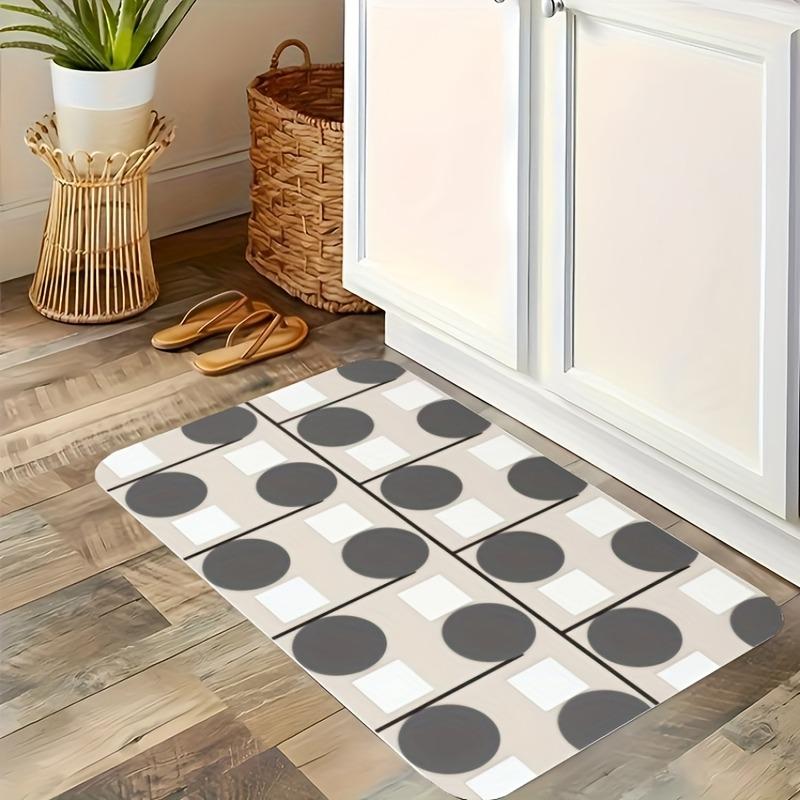 1PC Tranquil Waters Kitchen Rug Non-Slip Door Mat Pop design Bathroom Rug Bath Mat Carpet for Home Sink Laundry ecoreeree