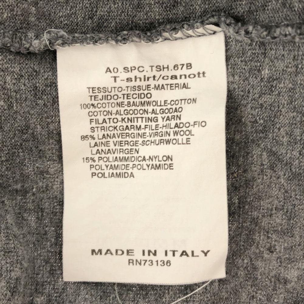 SPORTMAX made in Italy Long sleeve V neck T-shirt M gray Ron T Men's Used