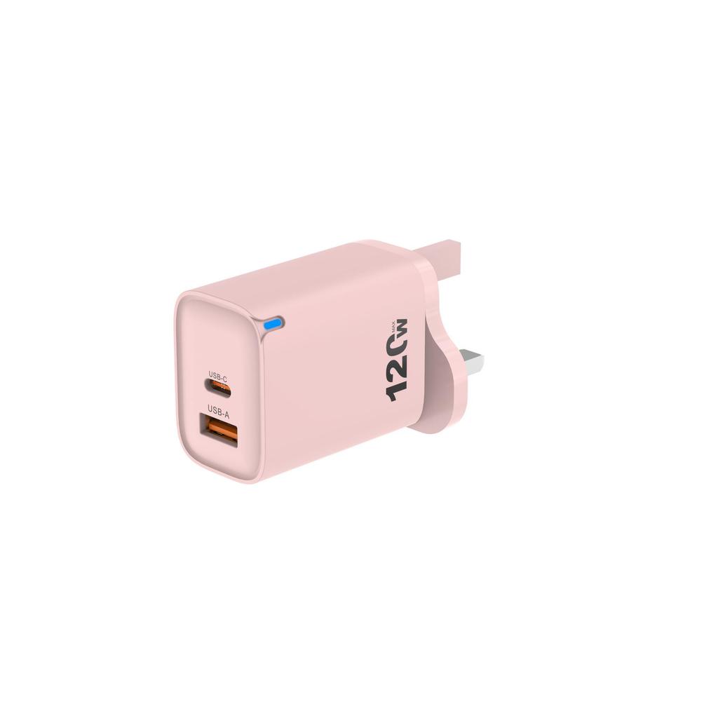 Macaron A+C PD20W Fast Charger with UK/US/EU Plugs