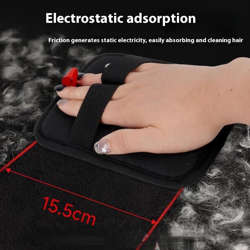 Static Pet Hair Removal Gloves Reusable Electrostatic Cat Dog Hair Remover Grooming Gloves Brush Tool For Couch Carpet Car Seat