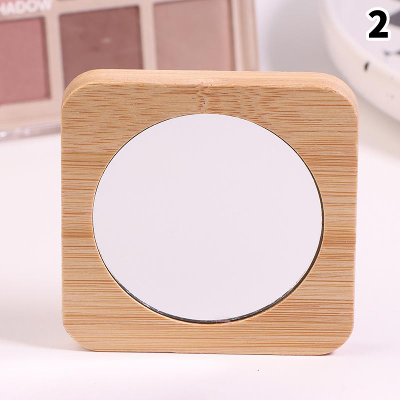 

Шт. Простое деревянное переносное зеркало, мини-маленькое зеркало для макияжа, женское ручное зеркало для макияжа, маленькие круглые зеркала 2