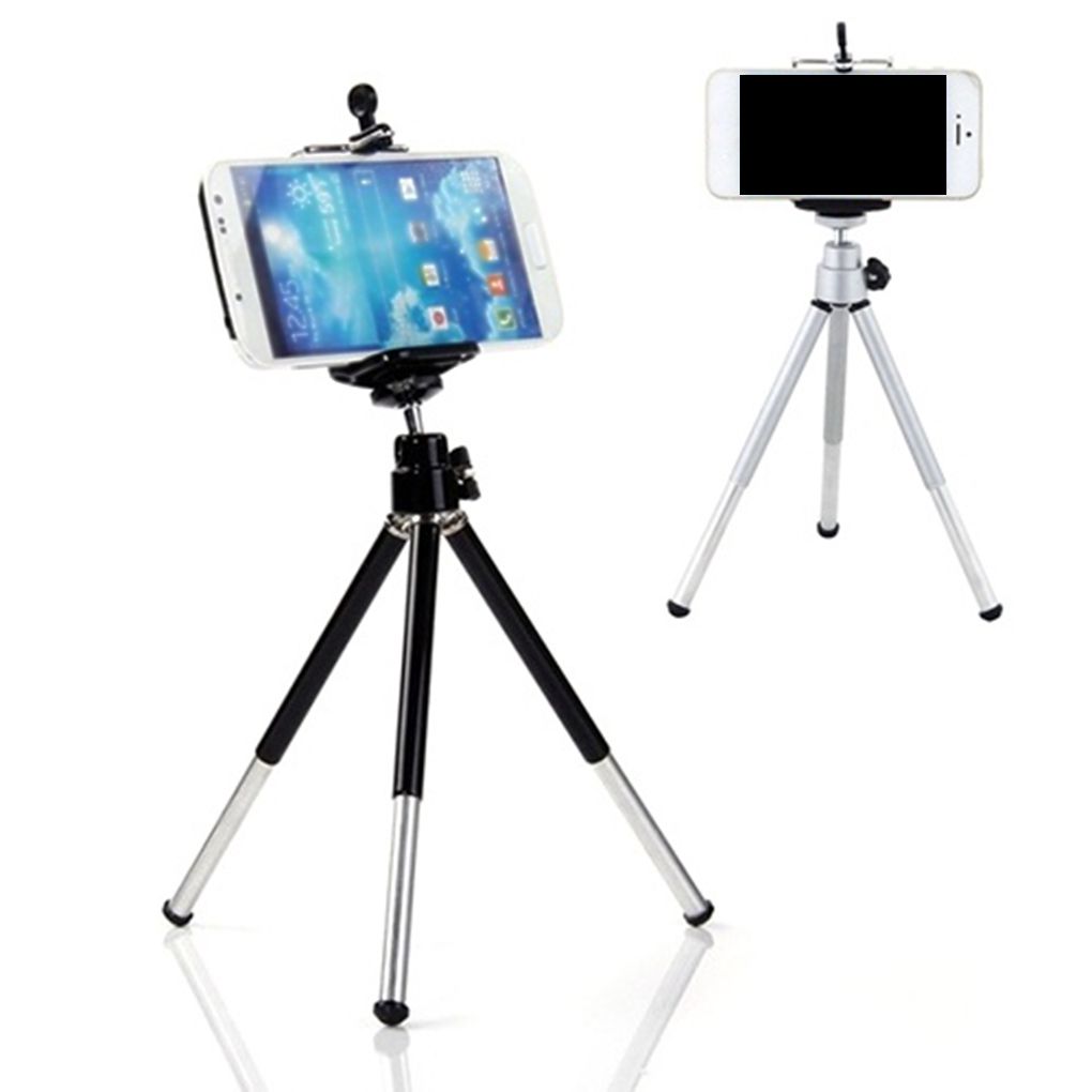 Portable Digital Products Tripod Aluminum Handle Universal Mobile Phone Holder