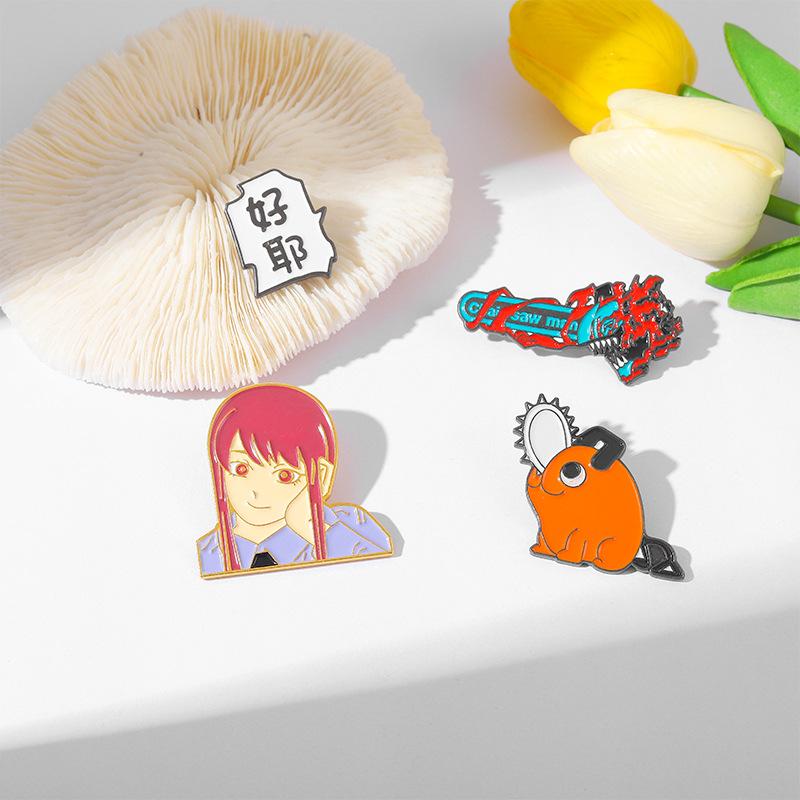 Cute Anime Cartoon Metal Badge Brooch For Fans With Unique Character Design And Aesthetic Stylish