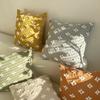 INS Embroidery Pillow Cover Decorative Pillow Case for Sofa Fashion Retro Flower Cushion Cover for Bed Chair Home Decoration