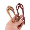 Accessories Cheongsam Hair Comb Clip Black Sandalwood Hanfu Hair Sticks Chinese Style Headwear Wooden Hairpin U Shape Hairpin