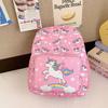 Childrens Unicorn Bag Nylon Backpack Printed Student Cartoon Backpack Cute