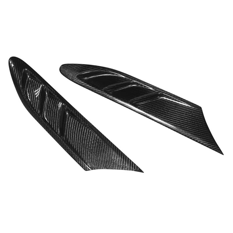 Car Carbon Fiber Spoiler Canard Side Fender Air Vent Trim Cover For Toyota 86 GT For Subaru BRZ 2012-