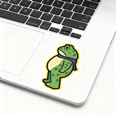 10 Stück Frosch Protest Aufkleber Einfach anzubringen Wasserdichter Stoßstangenaufkleber Wasserdichte Vinyl-Aufkleber für Laptop Wasserflasche, Auto