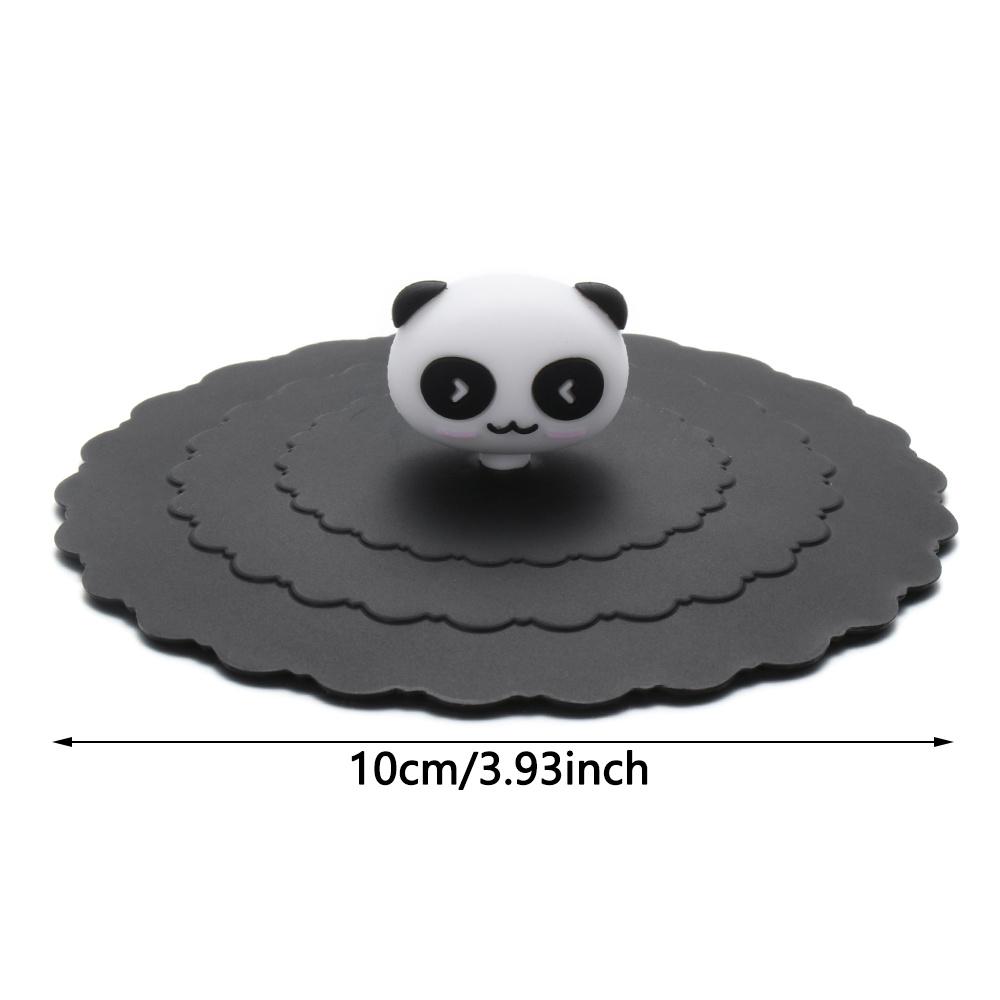 Silicone Cup Lid Dustproof Tea Coffee Cup Lid, Home Cartoon Cup Lid Decoration, Cute and Reusable Glass Cup Lid