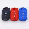 Chevrolet Export Model 3-Button Folding Remote Key Silicone Case with Honeycomb Pattern