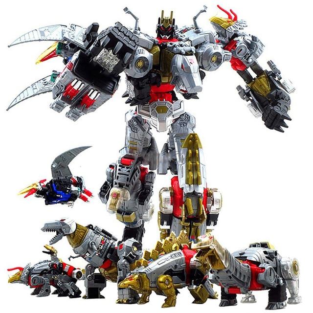 Transformation Action Figure Dinoking Volcanicus Grimlock Slag Sludge Snarl Swoop Slash Dinobot Ko Robot Toys Figma Alloy