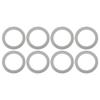 8Pcs/set 6.5cm Rubber Gray Mixer Gasket Enhanced Blending Performance For Osterizer For Oster Mixer Replacement Spare Parts