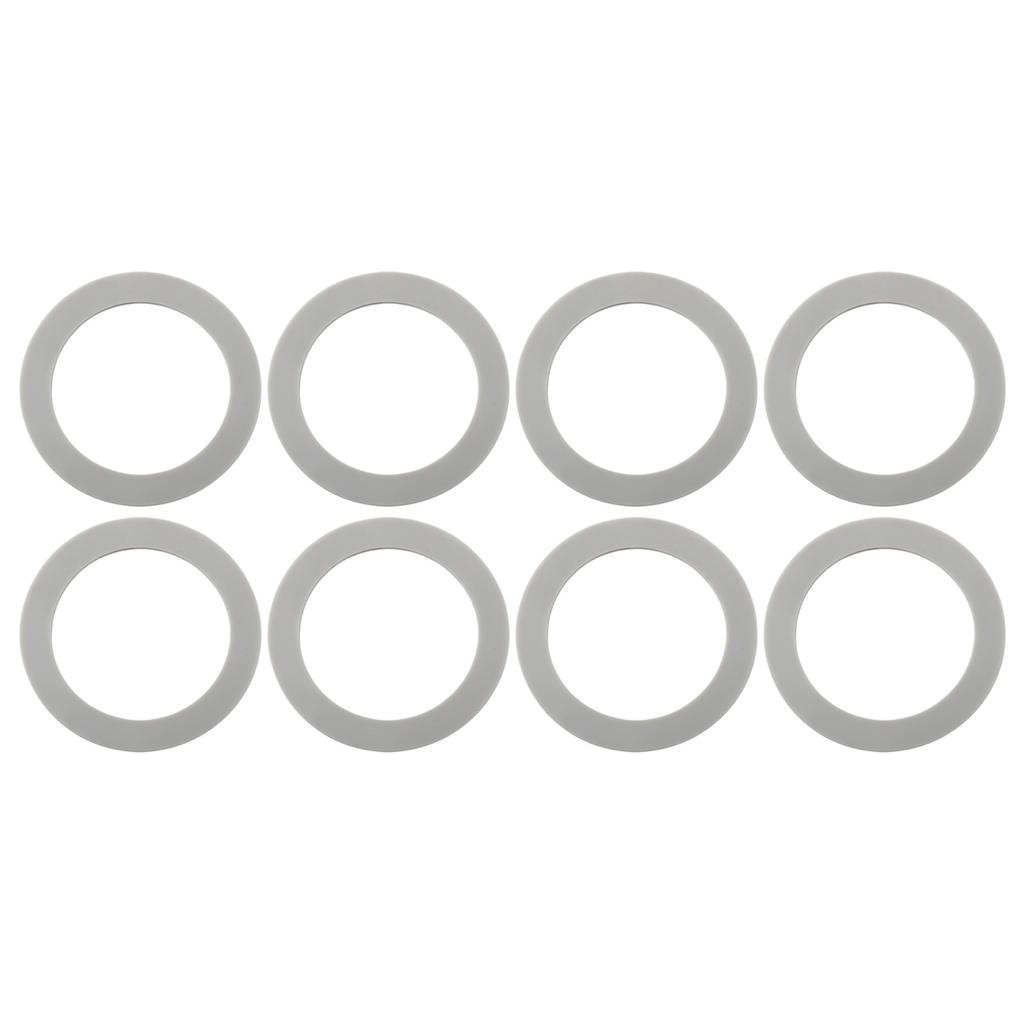 8Pcs/set 6.5cm Rubber Gray Mixer Gasket Enhanced Blending Performance For Osterizer For Oster Mixer Replacement Spare Parts