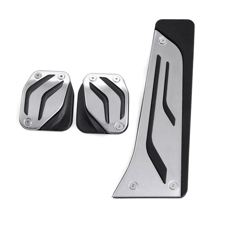 Accelerator Gas Brake Footrest Cover LHD Stainless Steel Car Pedal For BMW X5 X6 F15 F16 E70 E71 E72 2008 - 2018
