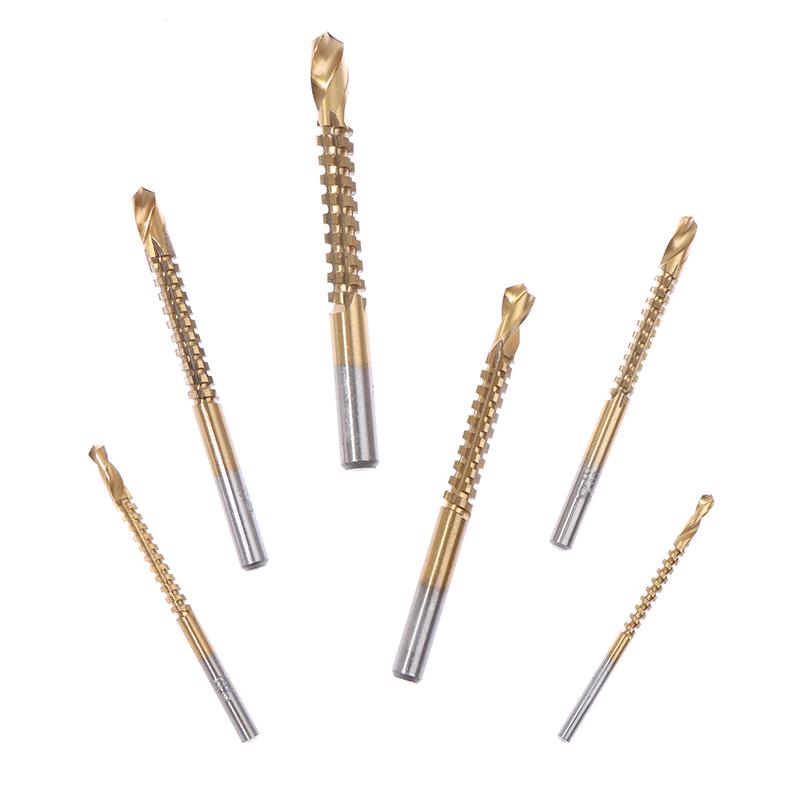 6Pcs Cobalt Left Hand Drill Bit Set Screw Metric Composite Tap Drill Bit Tap